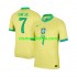 Camisola Brasil VINI JR 7 Homem Equipamento Primeiro 2024 Manga Curta